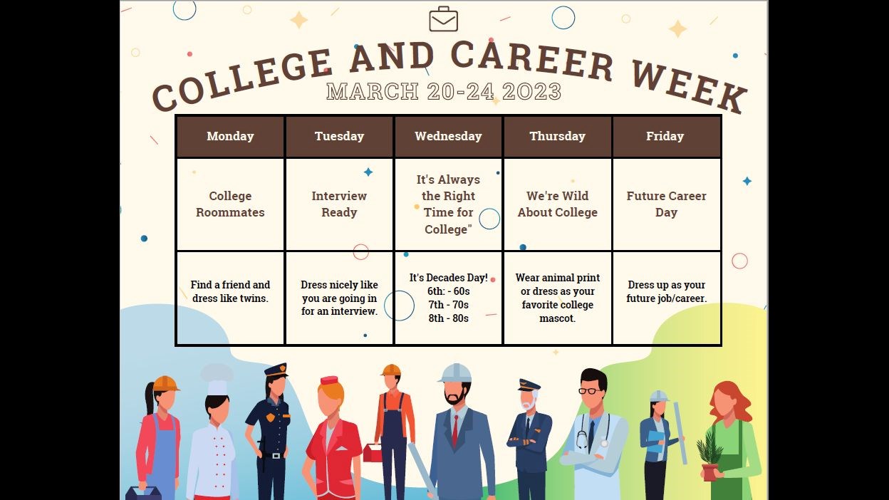 College and Career Week March 20-24th